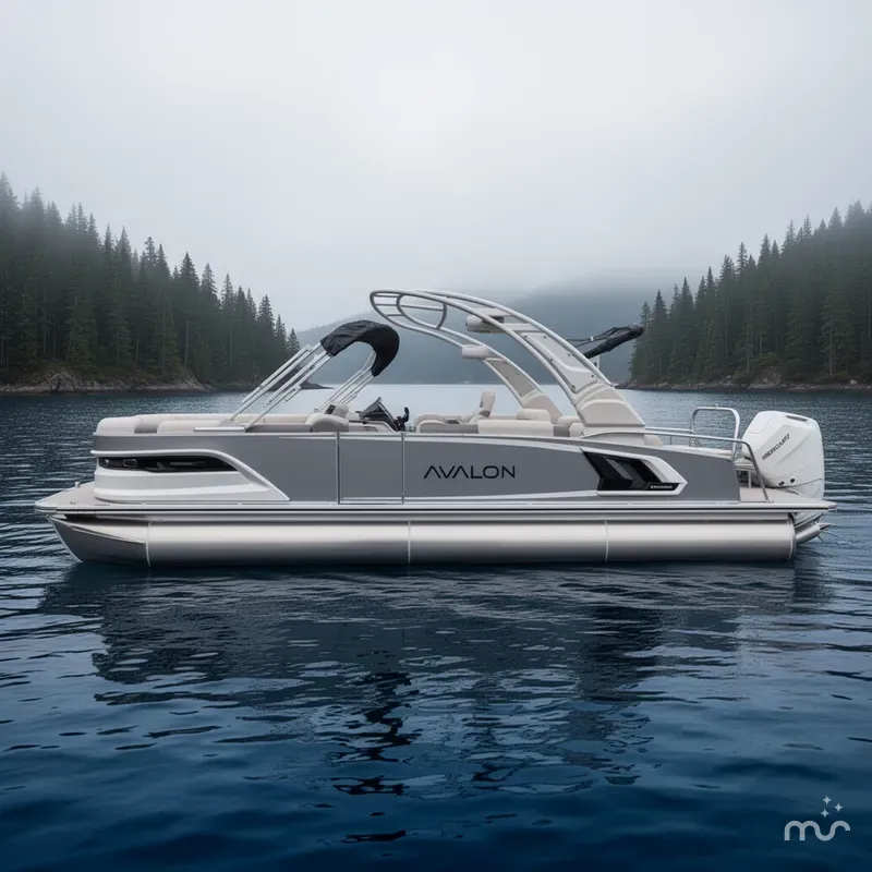 Slide: The Image of Avalon Excalibur LTD Flex Lounge - 25 FT w/ 425HP Mercury V10! 2026 - 2