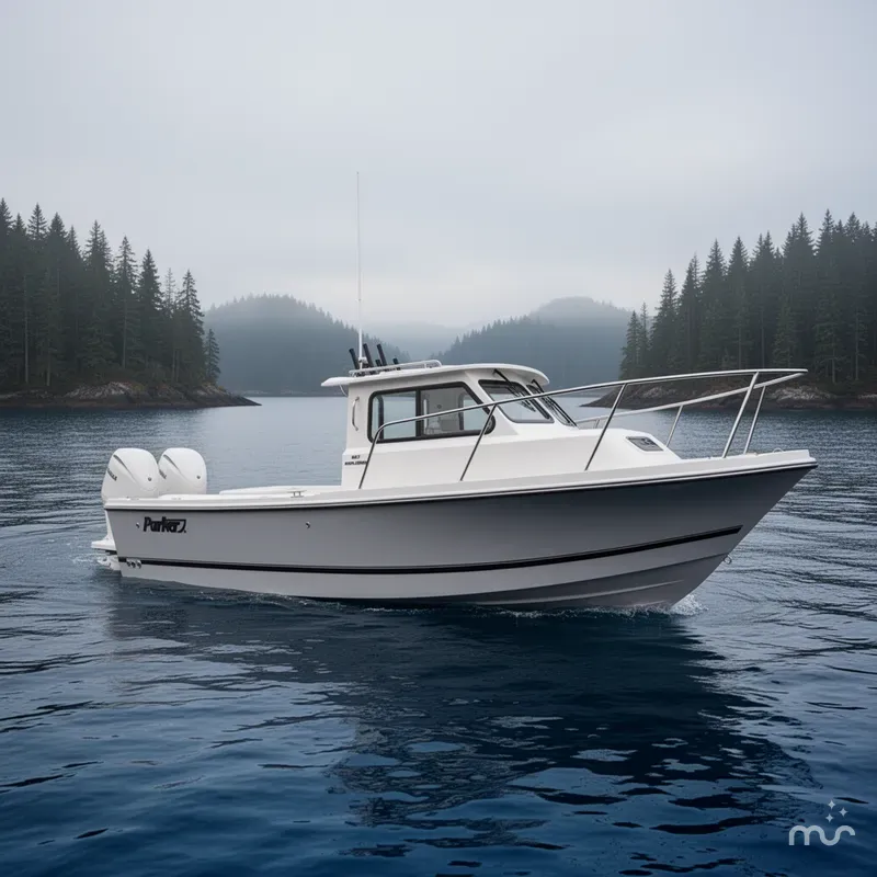 Slide: The Image of Parker Marine 247 Explorer TWIN 150S AND AIR COND. 2026 - 2