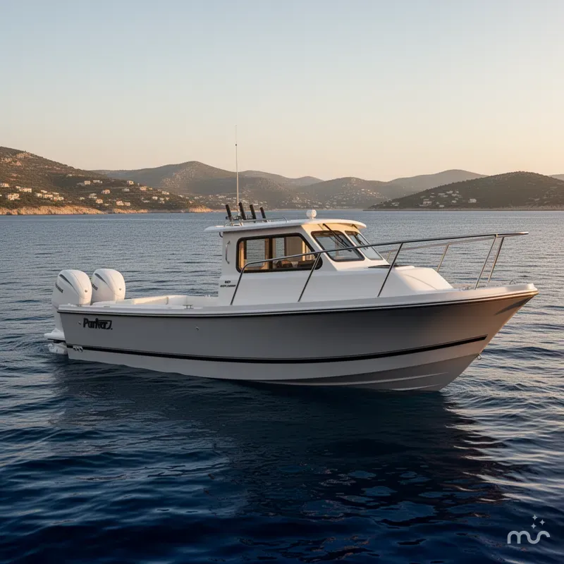 Slide: The Image of Parker Marine 247 Explorer TWIN 150S AND AIR COND. 2026 - 2