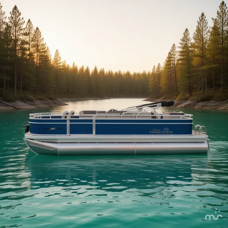 Slide: The Image of Sun Tracker Fishin' Barge 20 DLX 2026 - 2