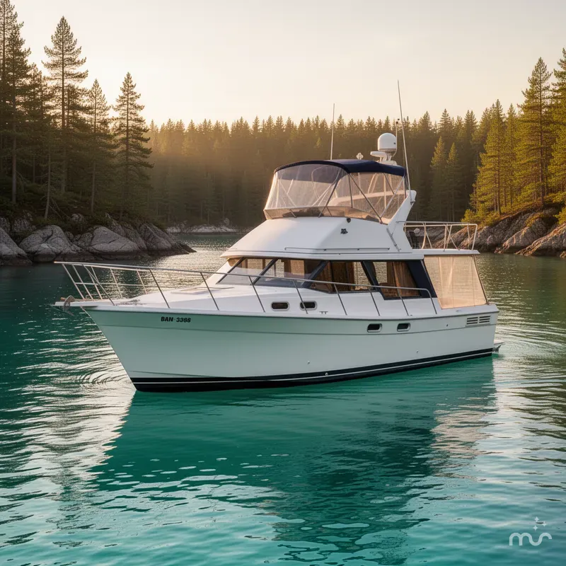 Slide: The Image of Bayliner 3288 Motoryacht 1991 - 2