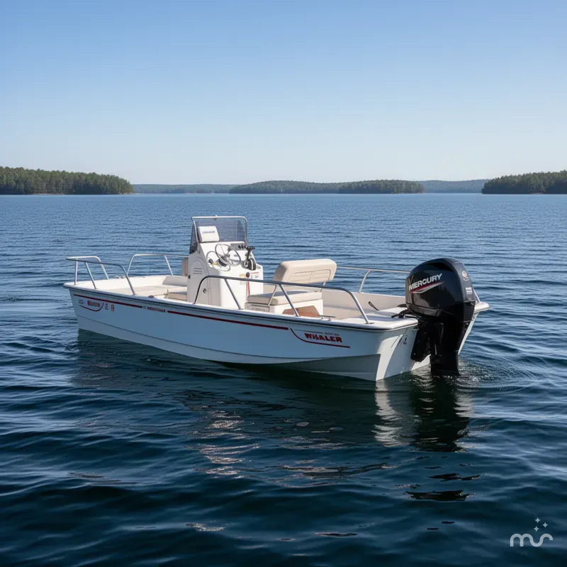 Slide: The Image of Boston Whaler 150 Montauk 2022 - 2