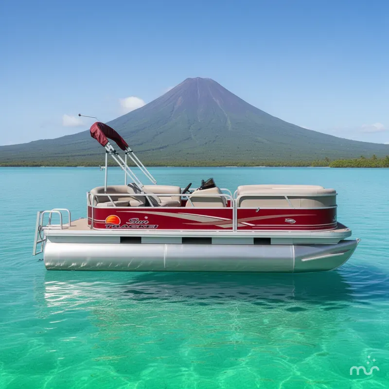The Image of Sun Tracker Party Barge 20 DLX 2014 - 0