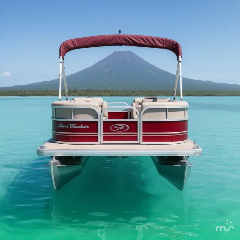 Slide: The Image of Sun Tracker Party Barge 20 DLX 2014 - 1