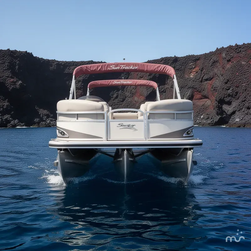 Slide: The Image of Sun Tracker Party Barge 25XP3 2009 - 1