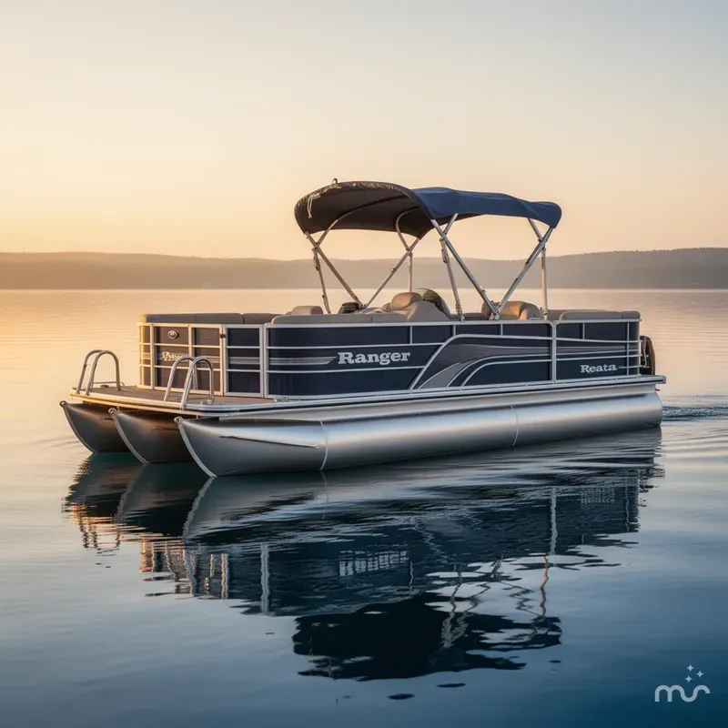 Slide: The Image of Ranger Reata 220F Pontoon 2017 - 0