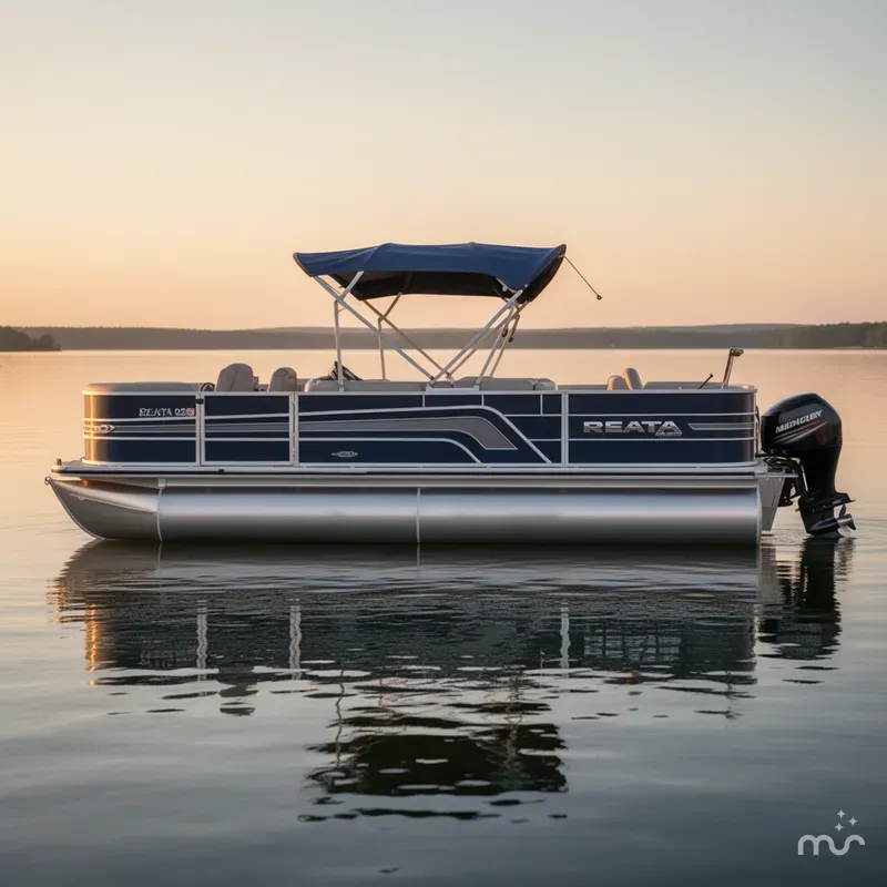Slide: The Image of Ranger Reata 220F Pontoon 2017 - 1
