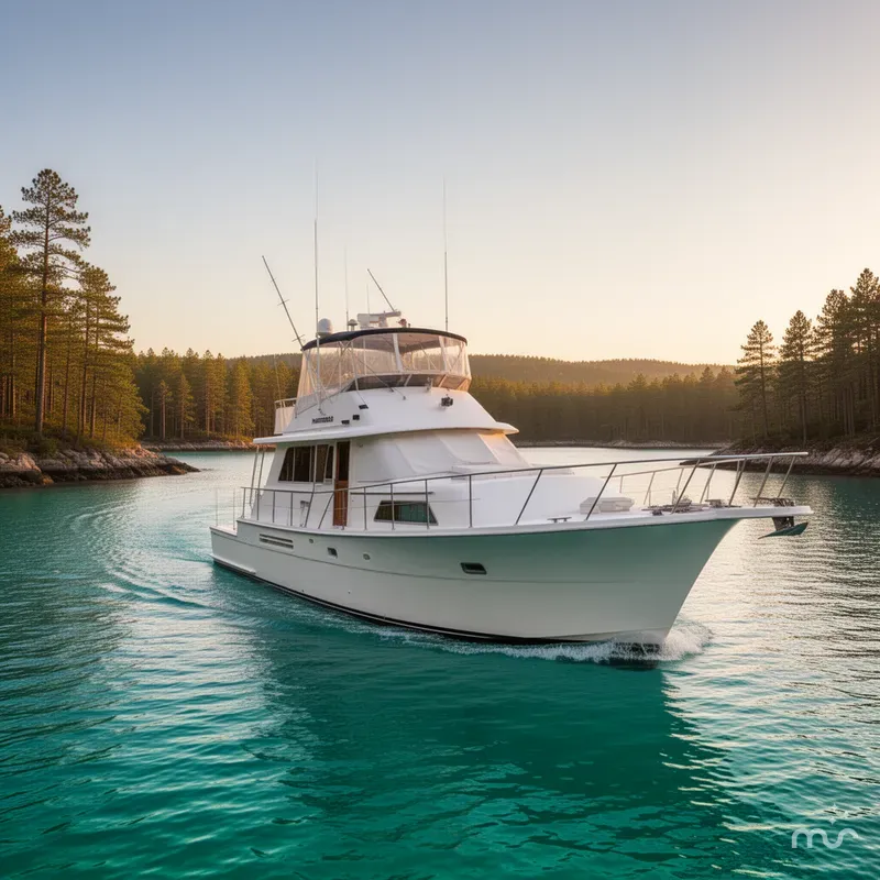 Slide: The Image of Hatteras 53 Extended Deckhouse Motor Yacht 1983 - 2