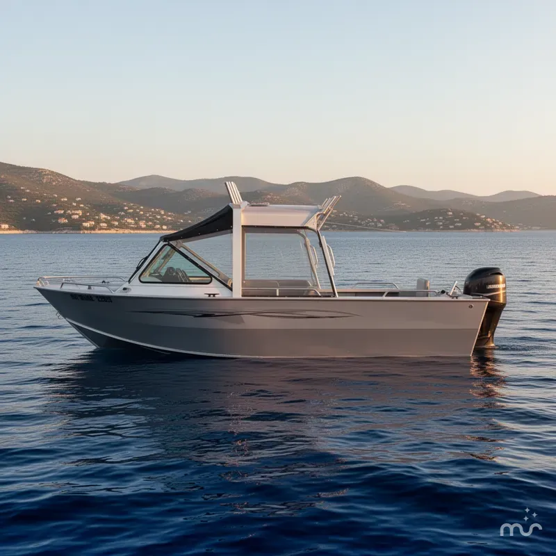 Slide: The Image of Alumaweld Intruder Outboard 20 2021 - 2