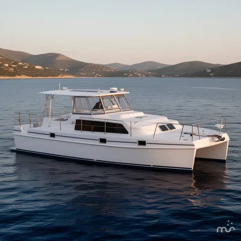Slide: The Image of Endeavour Trawler Cat 36 1999 - 2