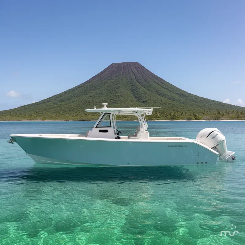 Slide: The Image of Cobia 305 Center Console 2026 - 2