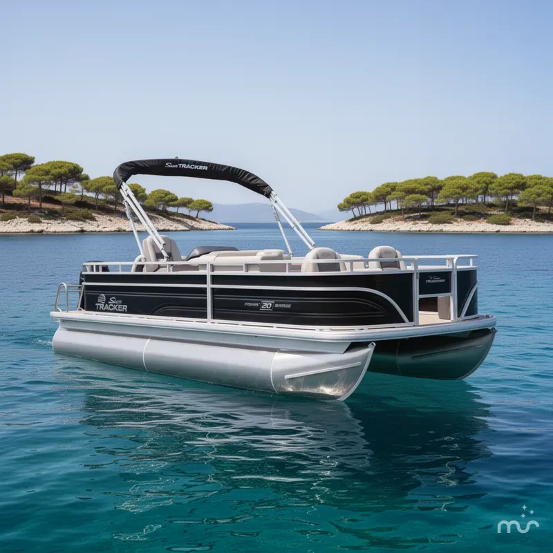 Slide: The Image of Sun Tracker Fishin' Barge 20 DLX 2026 - 2