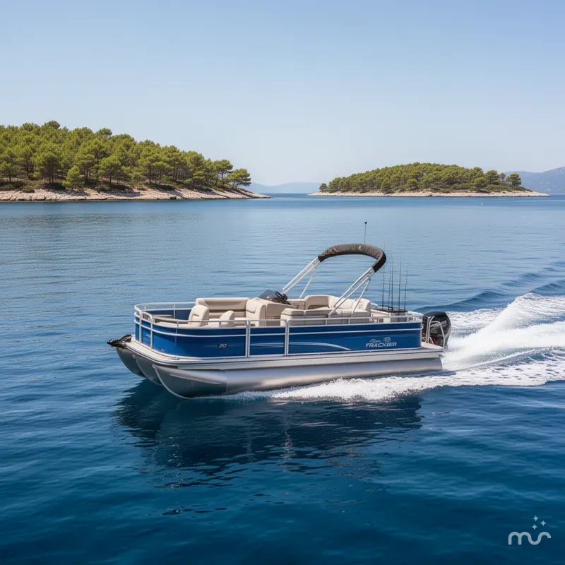 Slide: The Image of Sun Tracker Fishin' Barge 20 DLX 2026 - 4