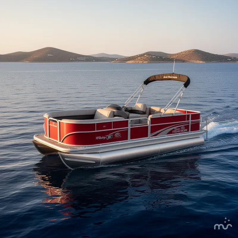 The Image of Sun Tracker Party Barge 18 DLX 2026 - 0