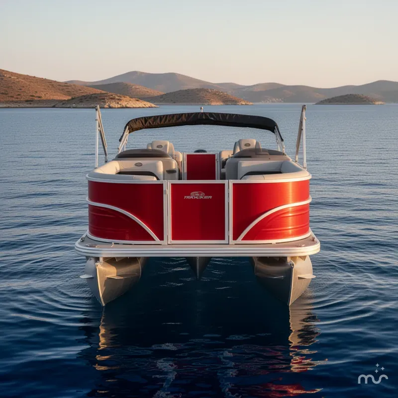 Slide: The Image of Sun Tracker Party Barge 18 DLX 2026 - 3