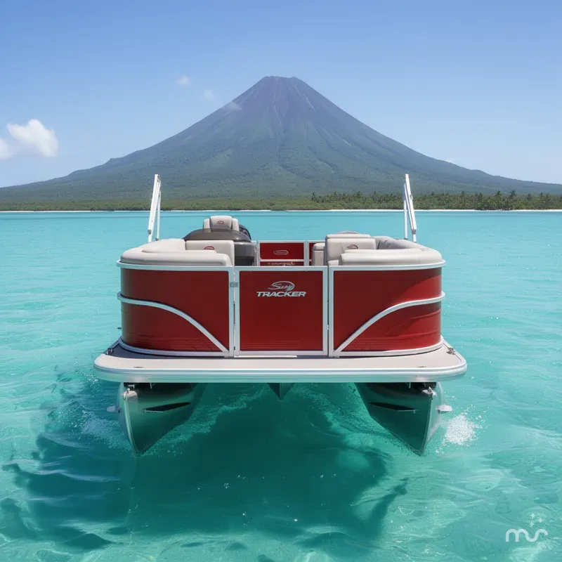 Slide: The Image of Sun Tracker Party Barge 20 DLX 2026 - 3