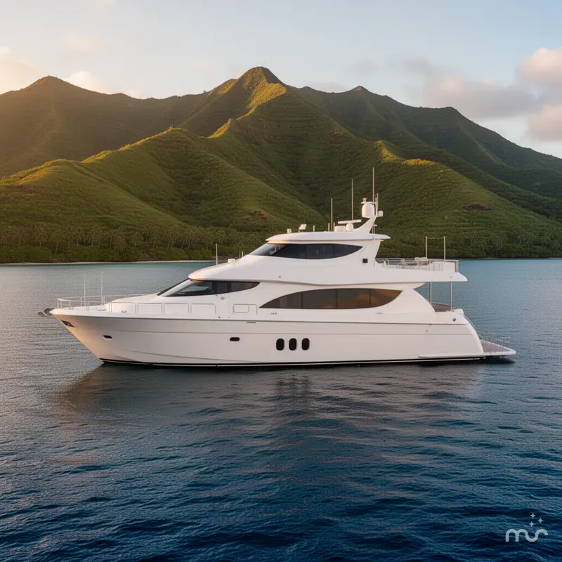 Slide: The Image of Hatteras 80 Motor Yacht 2014 - 2