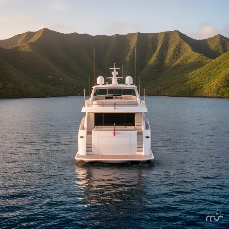 Slide: The Image of Hatteras 80 Motor Yacht 2014 - 3