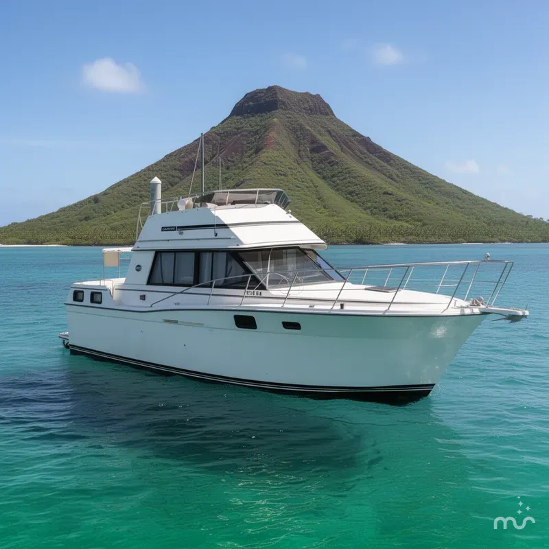 Slide: The Image of Carver Yachts 3207 Aft Cabin Motor Yacht 1990 - 2