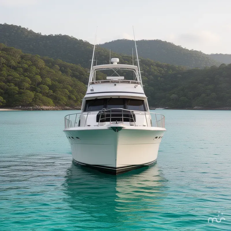 Slide: The Image of Chris-Craft 501 Motor Yacht 1988 - 1