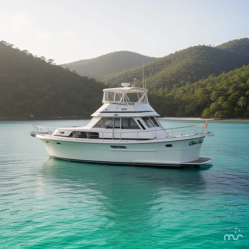Slide: The Image of Chris-Craft 501 Motor Yacht 1988 - 2