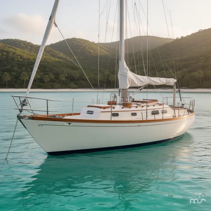 Slide: The Image of Hinckley Yachts Pilot 35 1967 - 2