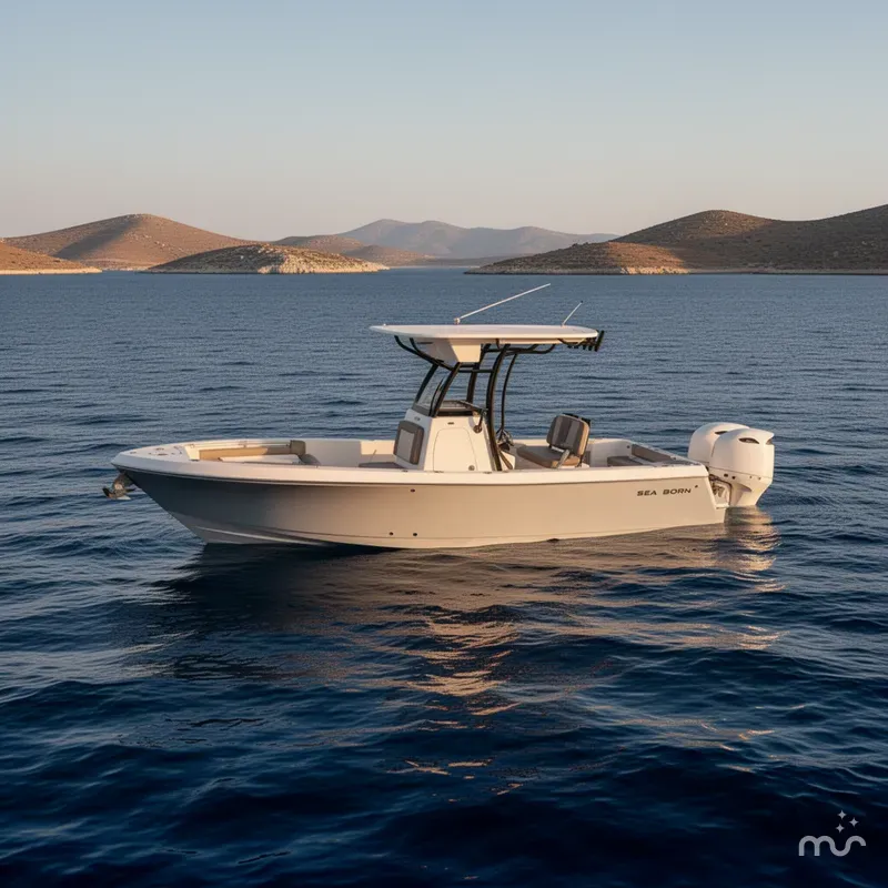 Slide: The Image of Sea Born LX27 Center Console 2026 - 2