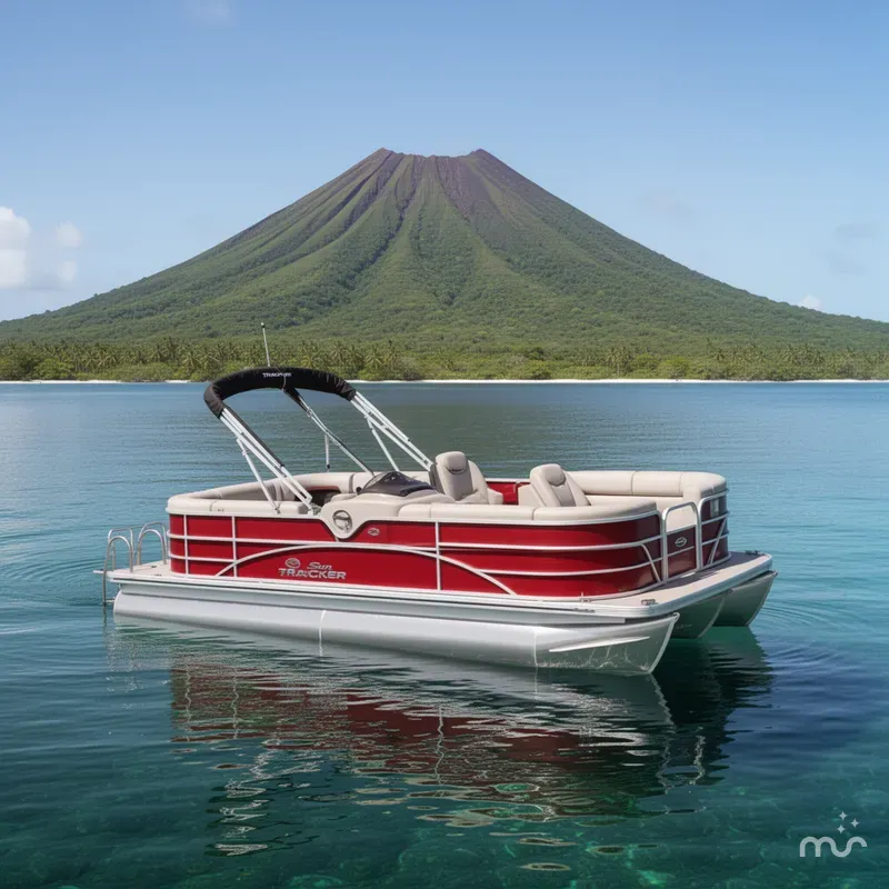 Slide: The Image of Sun Tracker Party Barge 22 DLX 2026 - 4