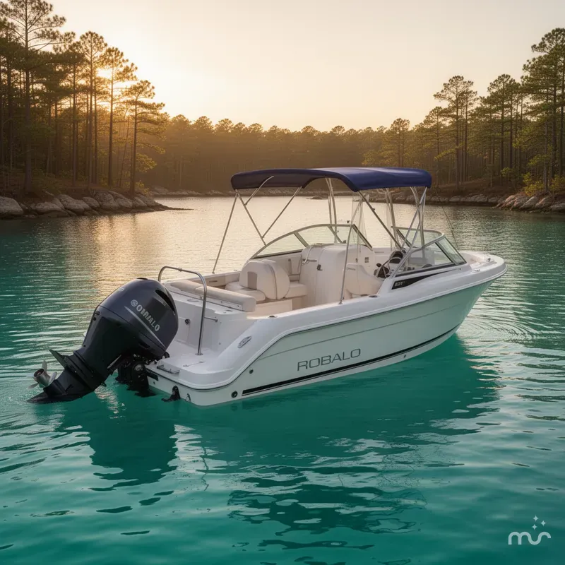 Slide: The Image of Robalo R227 Dual Console 2017 - 2