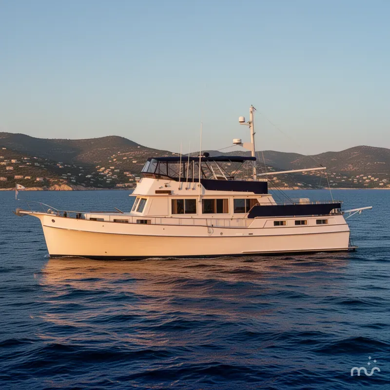 Slide: The Image of Grand Banks 49 Motor Yacht 1987 - 2