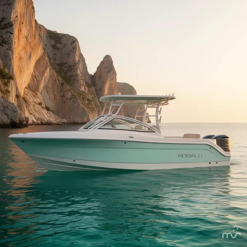 Slide: The Image of Robalo R247 Dual Console 2018 - 2