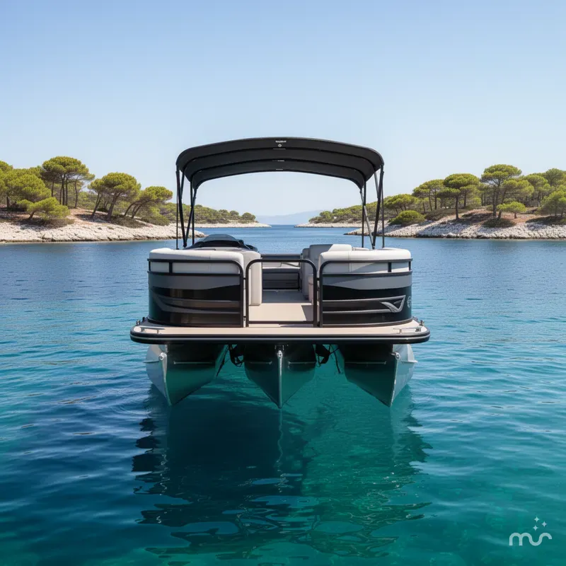 Slide: The Image of Avalon Venture 85 Versatile Rear Bench 25 FT 2026 - 1