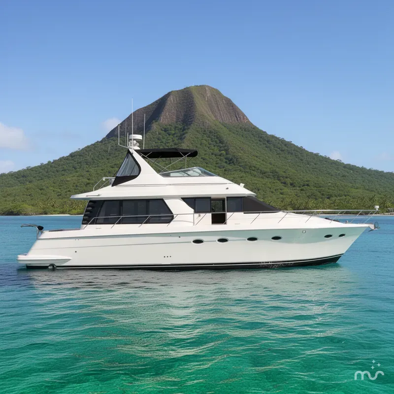 Slide: The Image of Carver Yachts 530 Voyager Pilothouse 2000 - 2