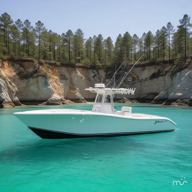 Slide: The Image of Yellowfin 34 Offshore 2006 - 2