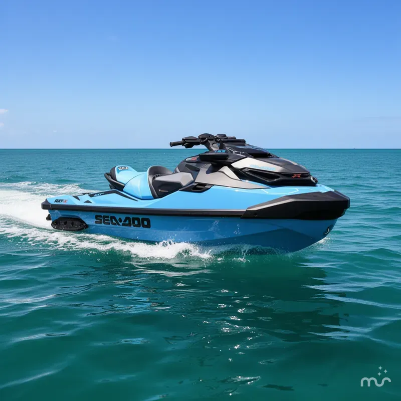 The Image of Sea-Doo RXT-X™ 325 Gulfstream Blue Premium 2026 - 0
