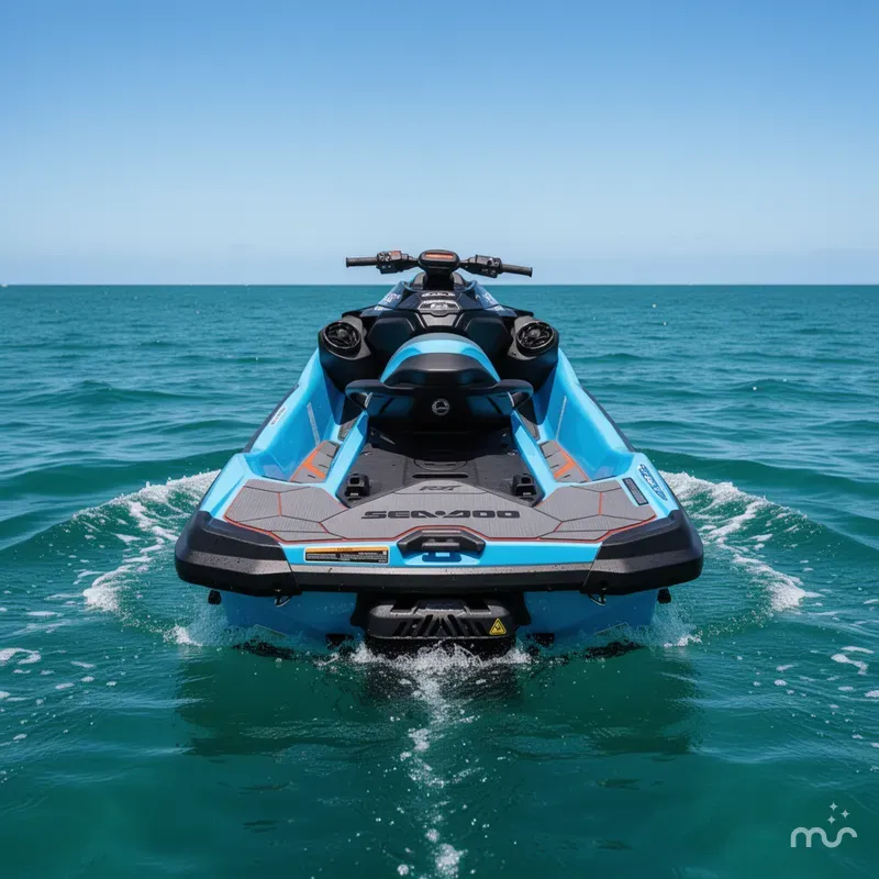 Slide: The Image of Sea-Doo RXT-X™ 325 Gulfstream Blue Premium 2026 - 3