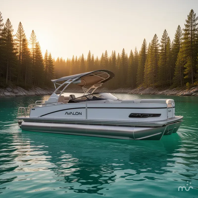 Slide: The Image of Avalon Catalina Quad Lounger Shift Windshield 23 FT 2026 - 2
