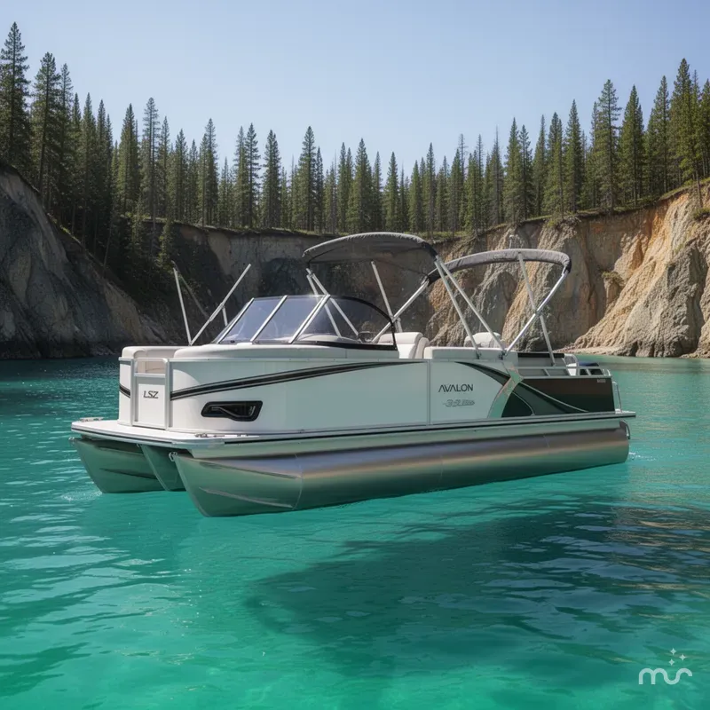 Slide: The Image of Avalon LSZ Elite Windshield 23 FT 2026 - 2