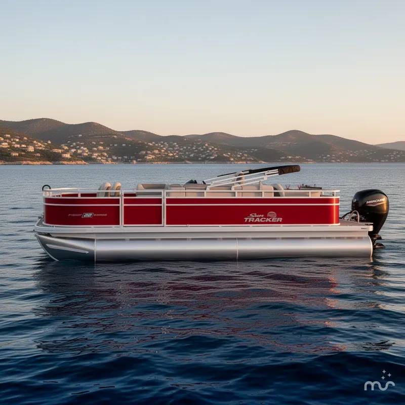 Slide: The Image of Sun Tracker Fishin' Barge 22 DLX 2026 - 2