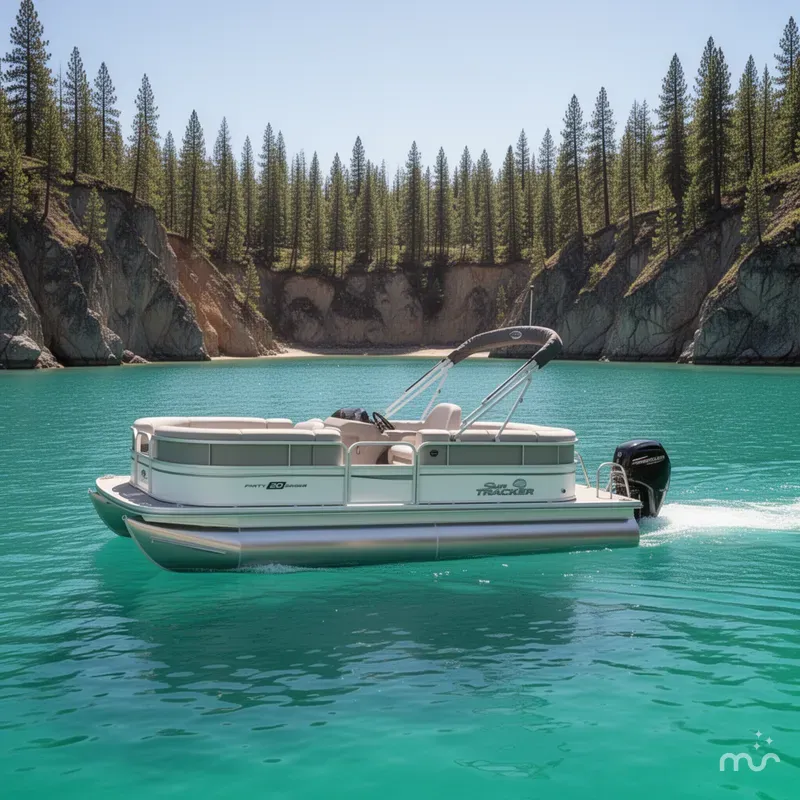 The Image of Sun Tracker Party Barge 20 DLX 2026 - 0
