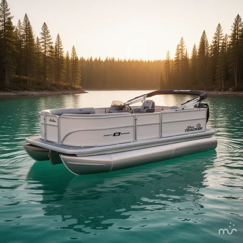 The Image of Sun Tracker Party Barge 16 DLX 2026 - 0