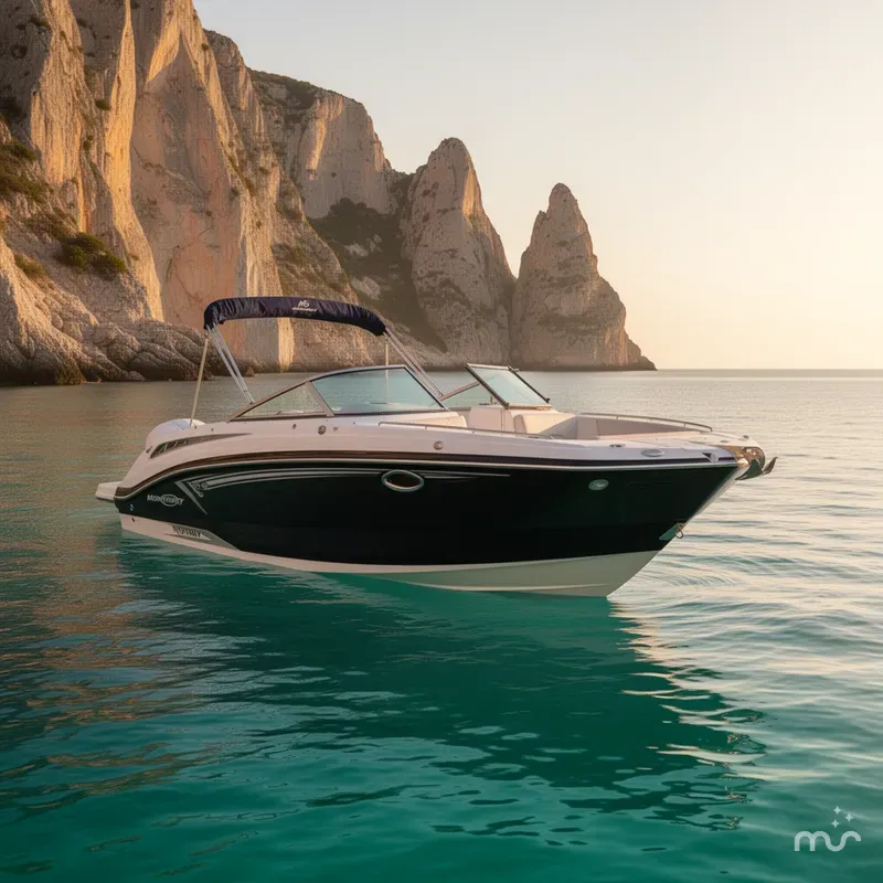 Slide: The Image of Monterey M5 Sport Boat 2010 - 2