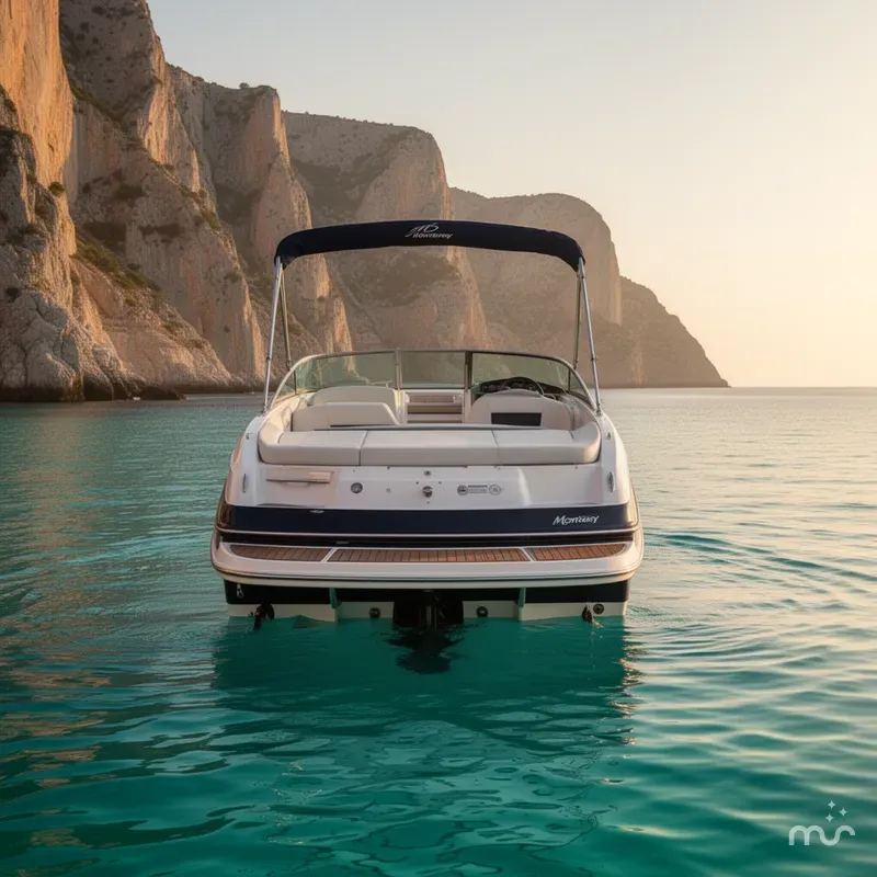Slide: The Image of Monterey M5 Sport Boat 2010 - 3