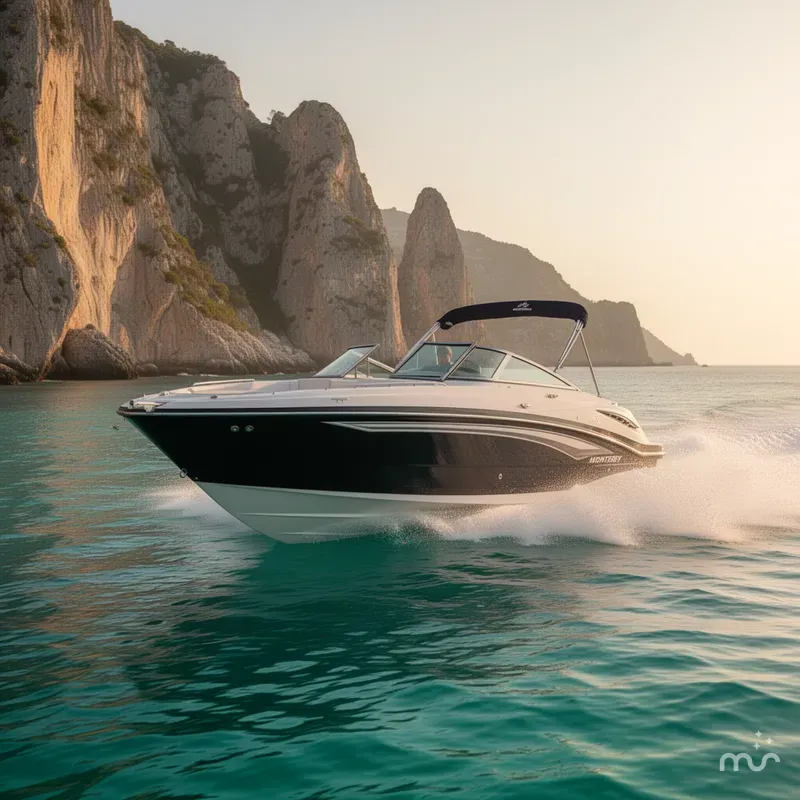 Slide: The Image of Monterey M5 Sport Boat 2010 - 4