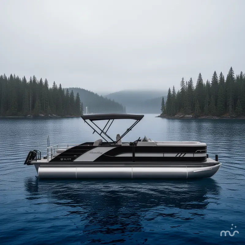 Slide: The Image of Bentley Pontoons Elite 253 Swingback Dual Capt 2026 - 2