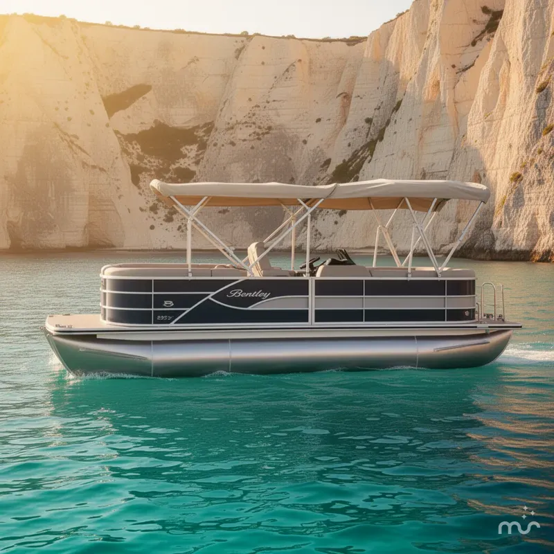 Slide: The Image of Bentley Pontoons Legacy 223 Navigator 2026 - 2