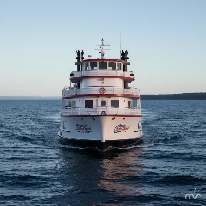 Slide: The Image of Custom Dinner/Excursion/Passenger 1985 - 1
