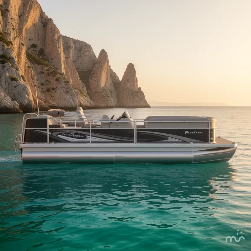 Slide: The Image of PlayCraft Clipper 2300 Tritoon 2023 - 2