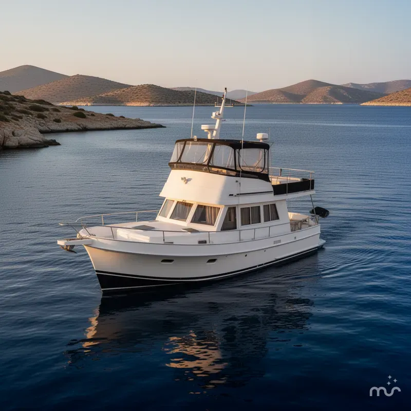 Slide: The Image of Mainship 350 Trawler 1998 - 4
