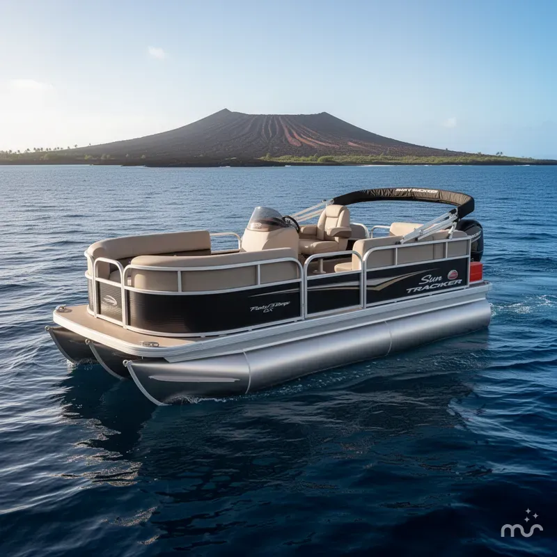 The Image of Sun Tracker Party Barge 16 DLX 2025 - 0